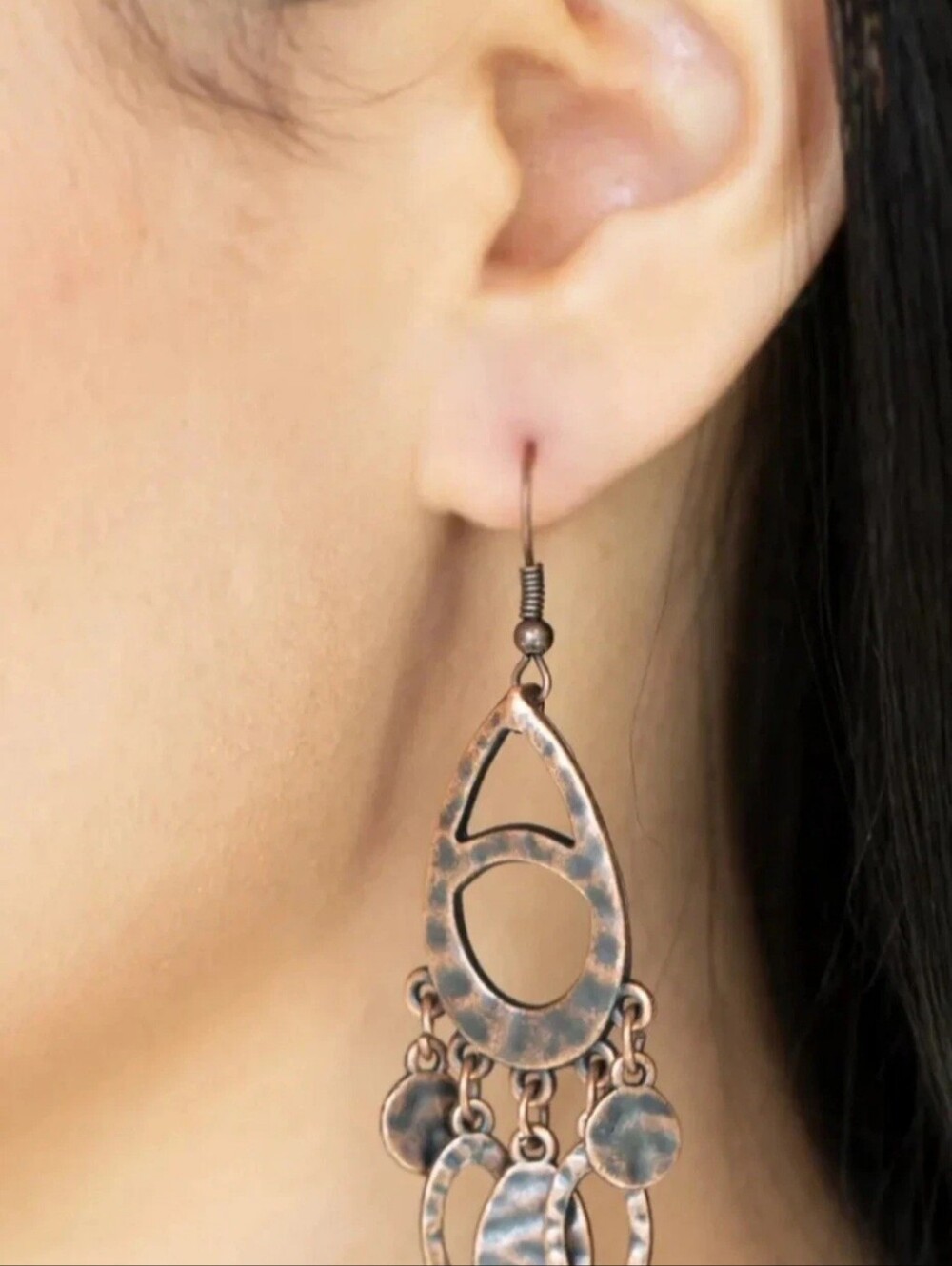 NEW 🔥PLAINS Jane🔥~ Chocolate Copper Earrings